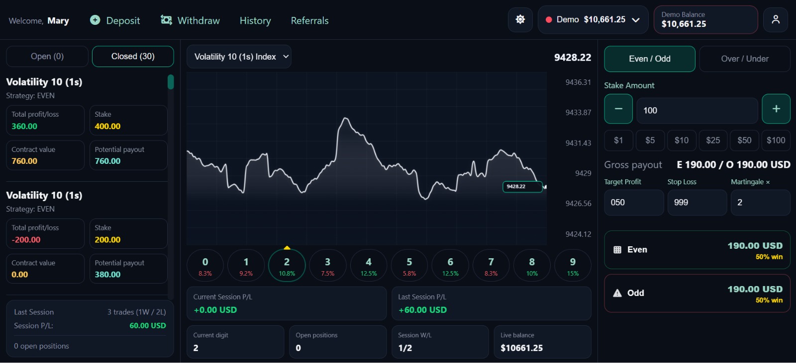 Product interface preview